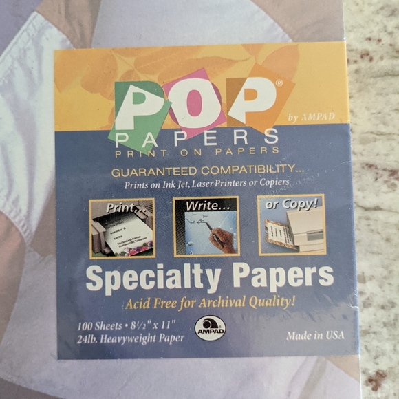 📚🎒🚸✏️ Pop Papers Package Sealed American Flag Patriotic Speciality Ampad NWT - Picture 4 of 6